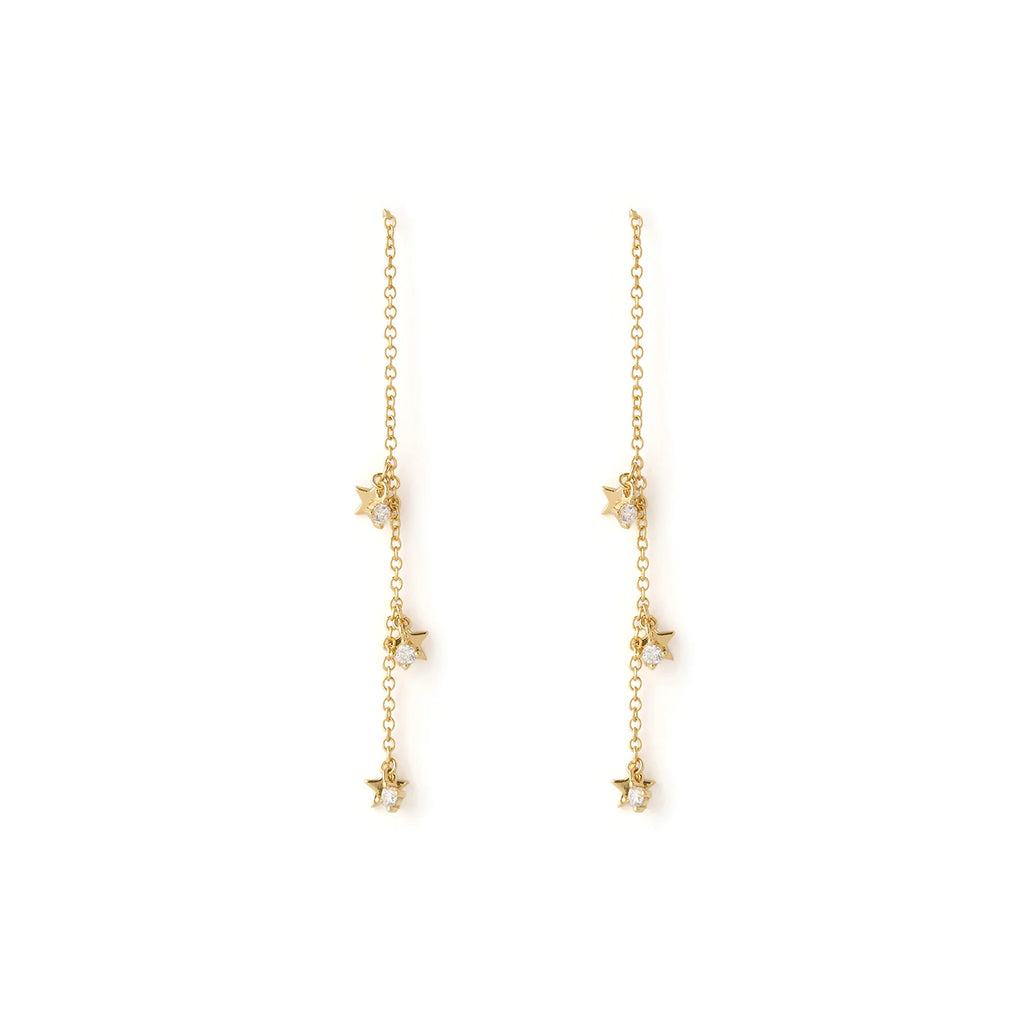 Orion Threader Gold Earrings