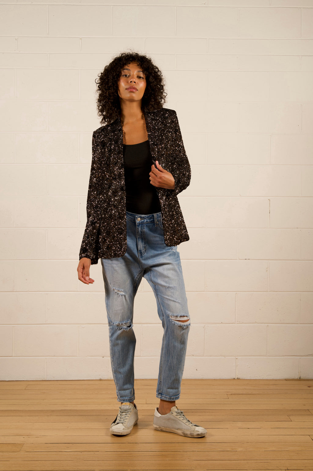 Eve Sequin Blazer
