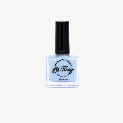Oh Flossy Nail Polish - Cream Blue