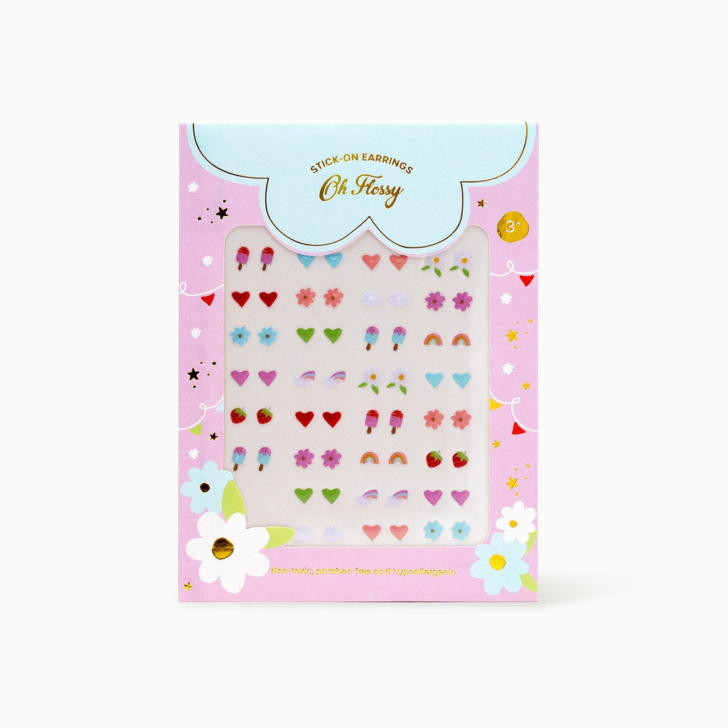 Oh Flossy Kids Stick on Earrings