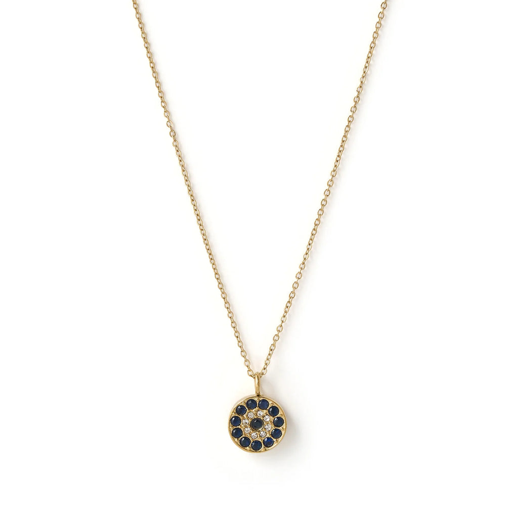 PROTECTIVE EYE GOLD CHARM NECKLACE