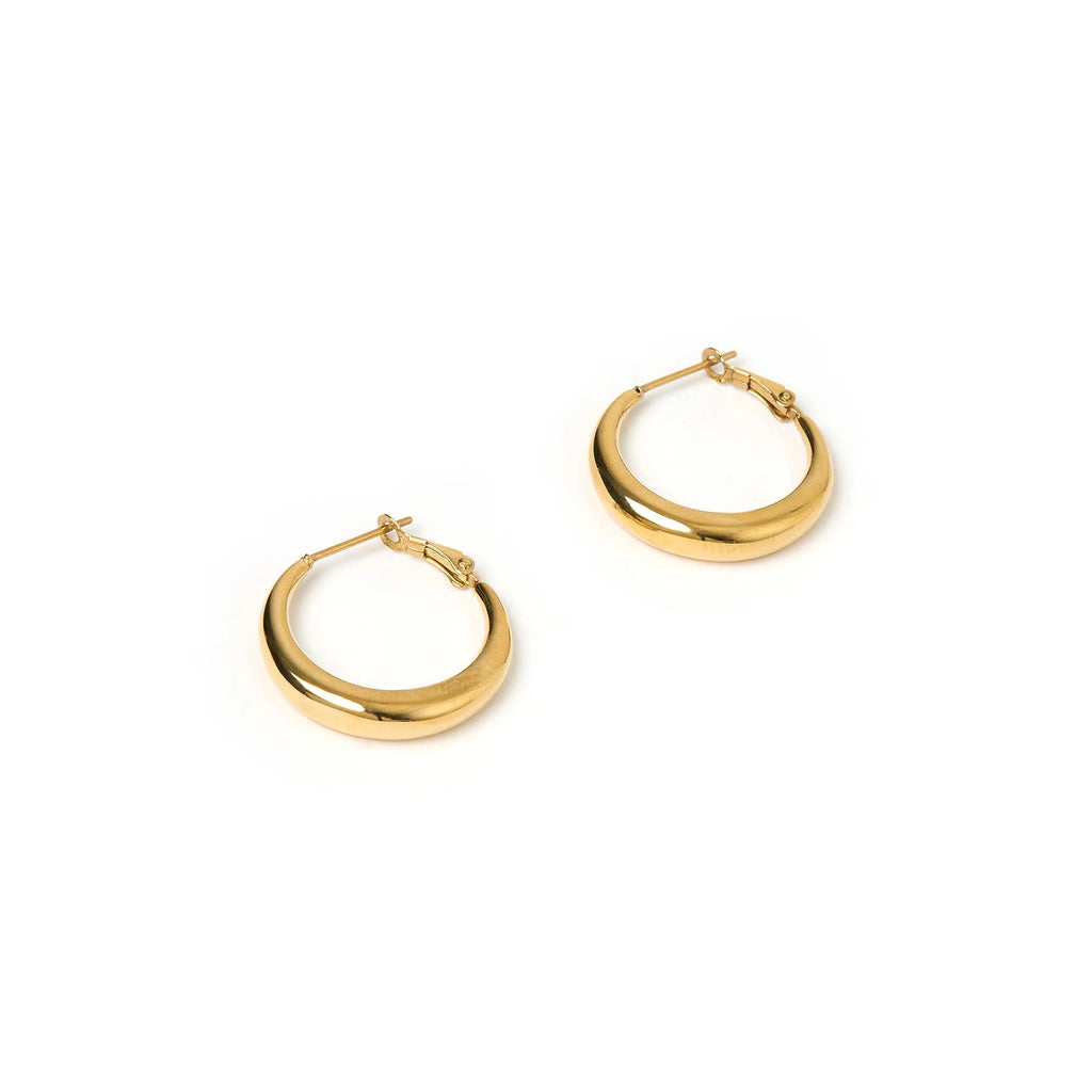 Riley Hoops - Gold Small