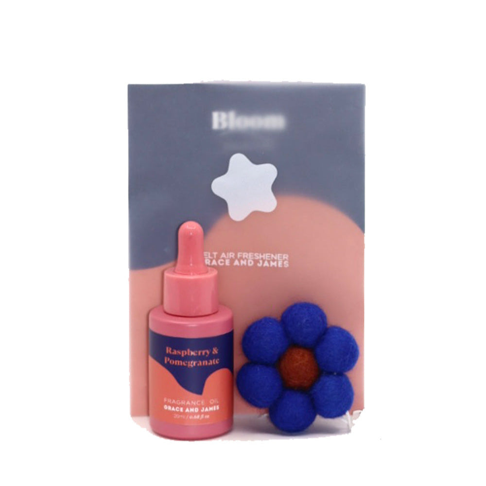 Raspberry & Pomegranate Felt Air Freshener
