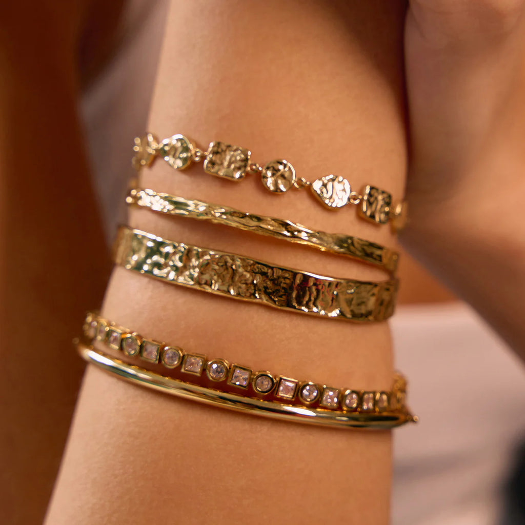 Tinka Gold Bracelet - Stone