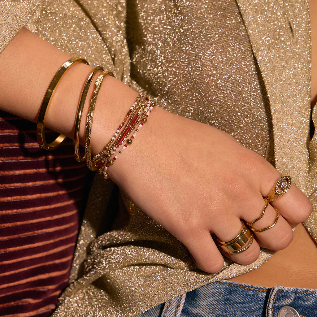 Nellie Bracelet - Burgundy