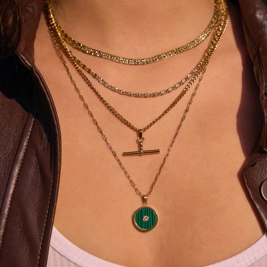 Koda Gold Necklace - Lapis