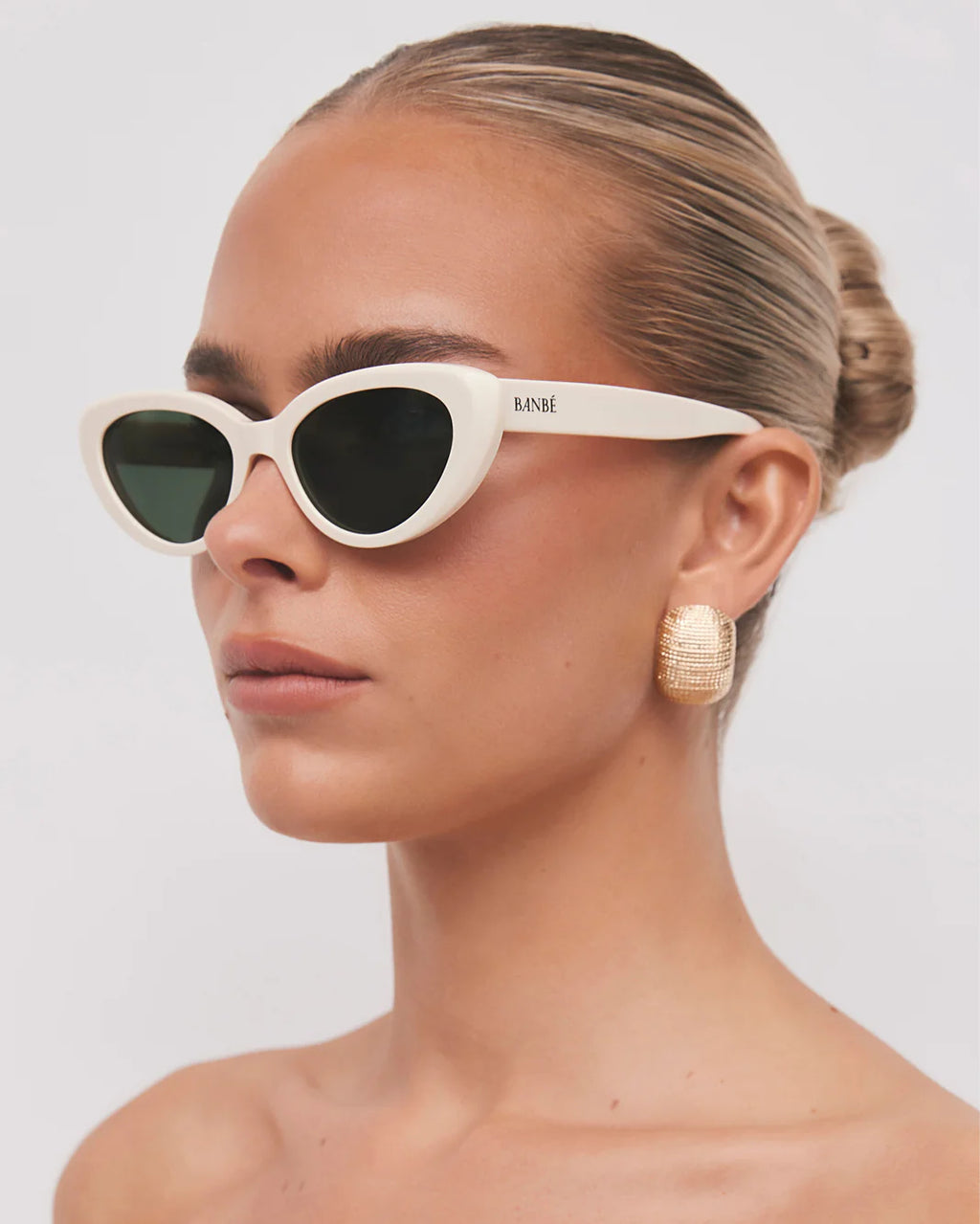The Sweeney Ivory Green Sunglasses