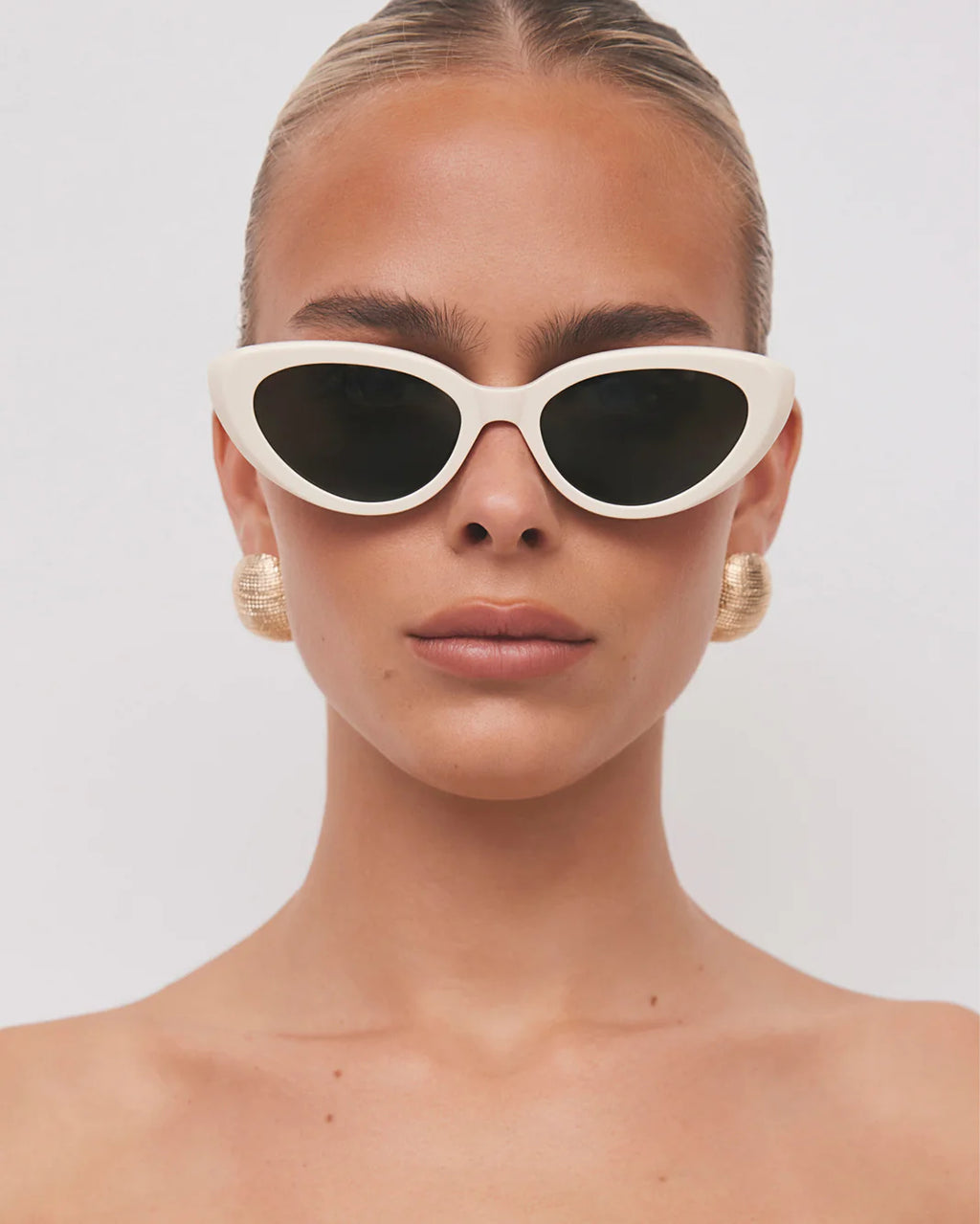 The Sweeney Ivory Green Sunglasses