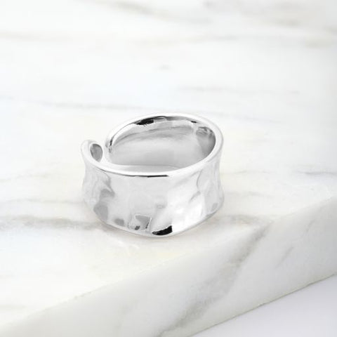 Bianca Adjustable Ring - Silver