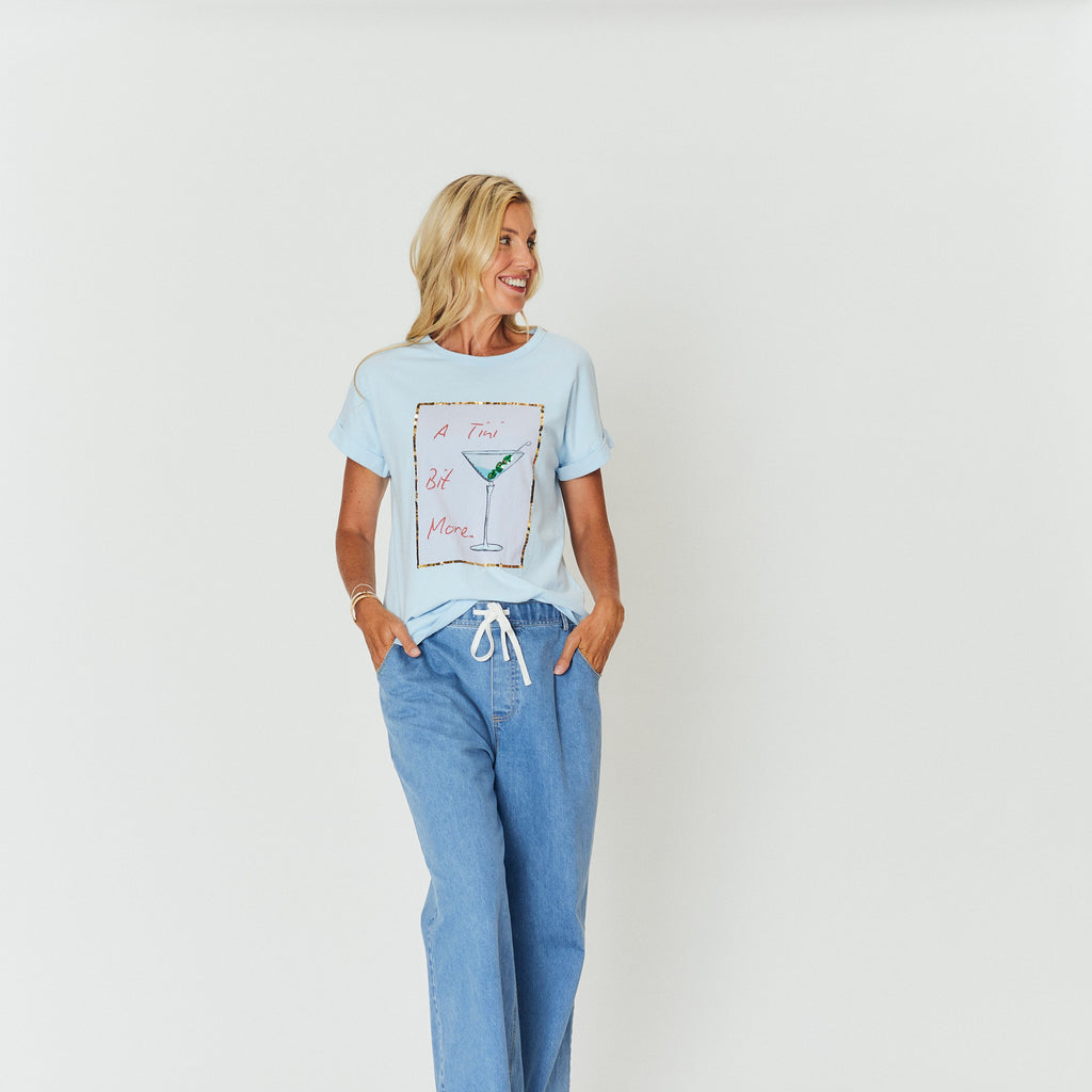 Jade Relaxed Tee – Martini
