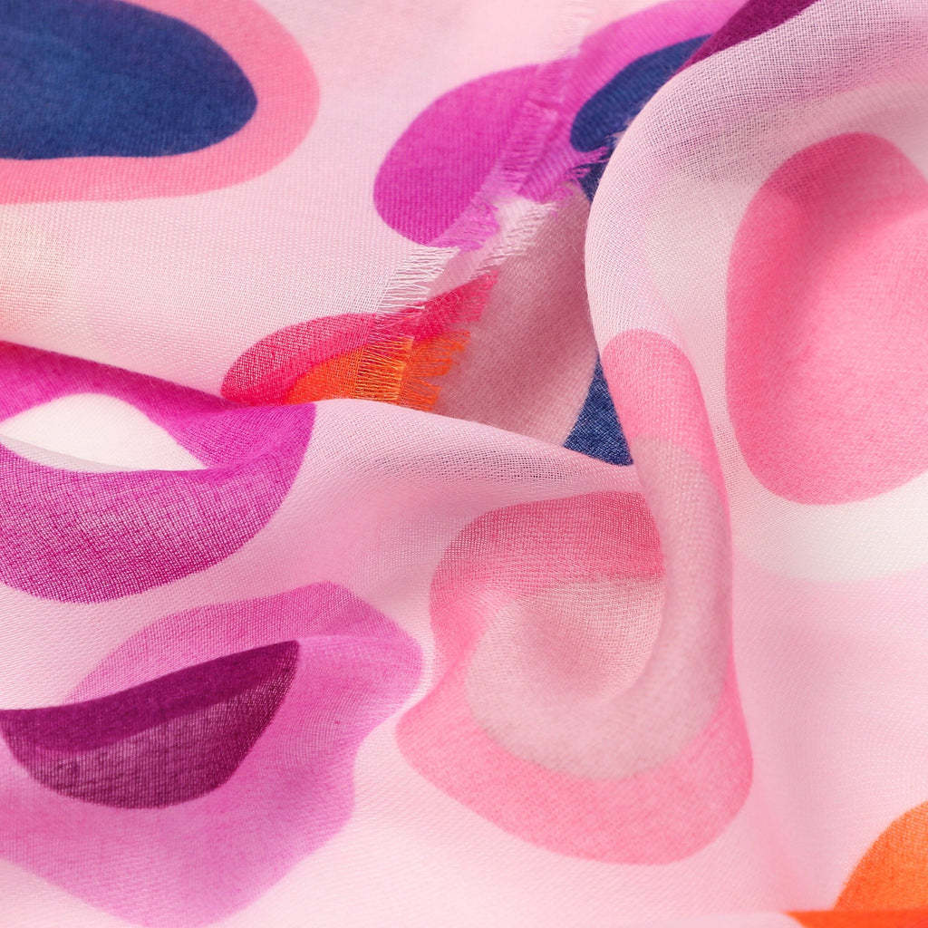 Lulu in Pink Lightweight Scarf