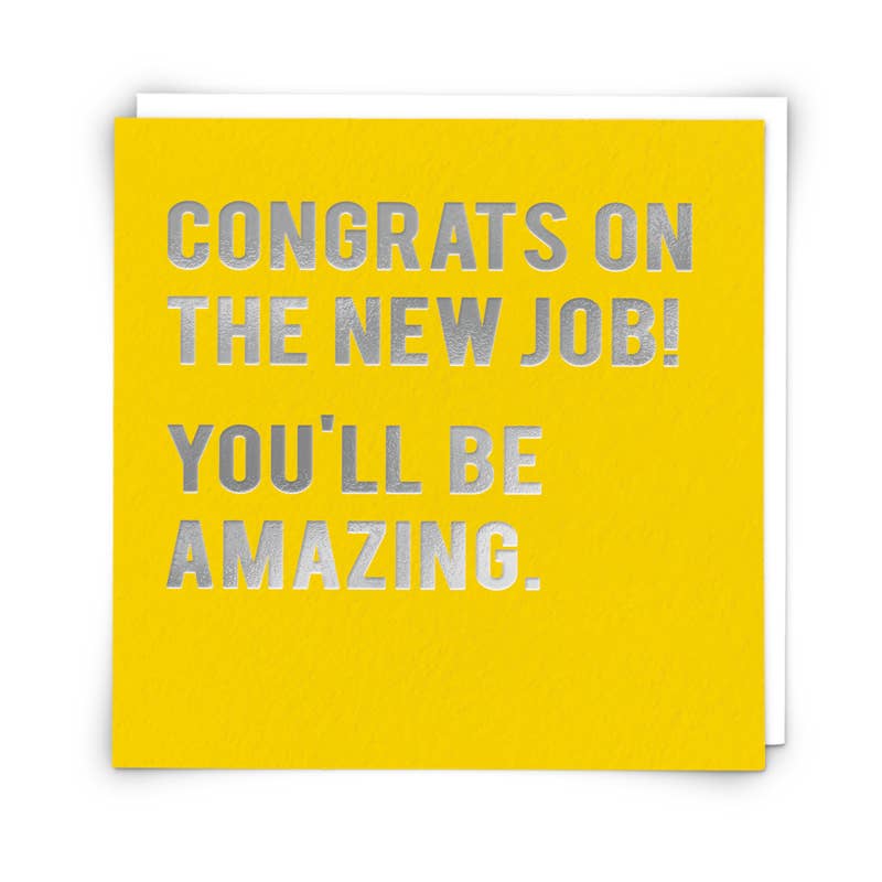 Congrats on the New