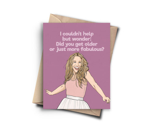 Sex and the City Carrie Card