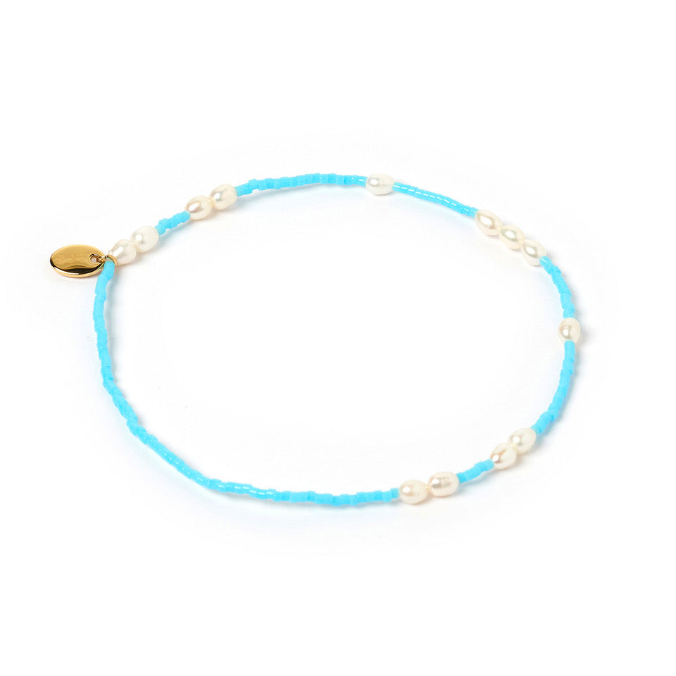 POPPY ANKLET - TURQUOISE