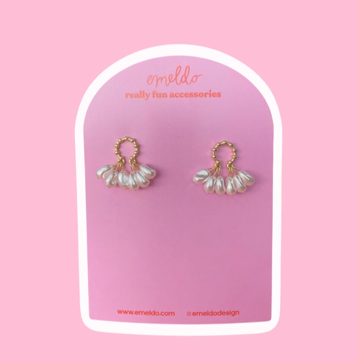 Audrey - Pearl Beads with Gold