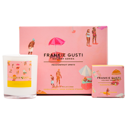 HOLIDAY SERIES CANDLE & STEAMER DUO  | PASSIONFRUIT SPRITZ | JANEY FORBES