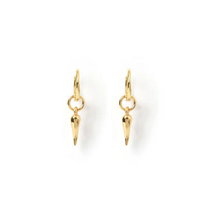 Cornicello Gold Charm Earrings - SMALL