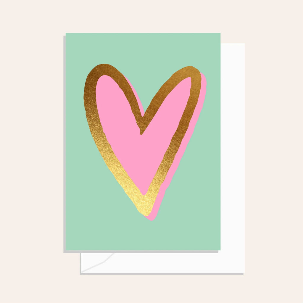 Painty Heart Mint