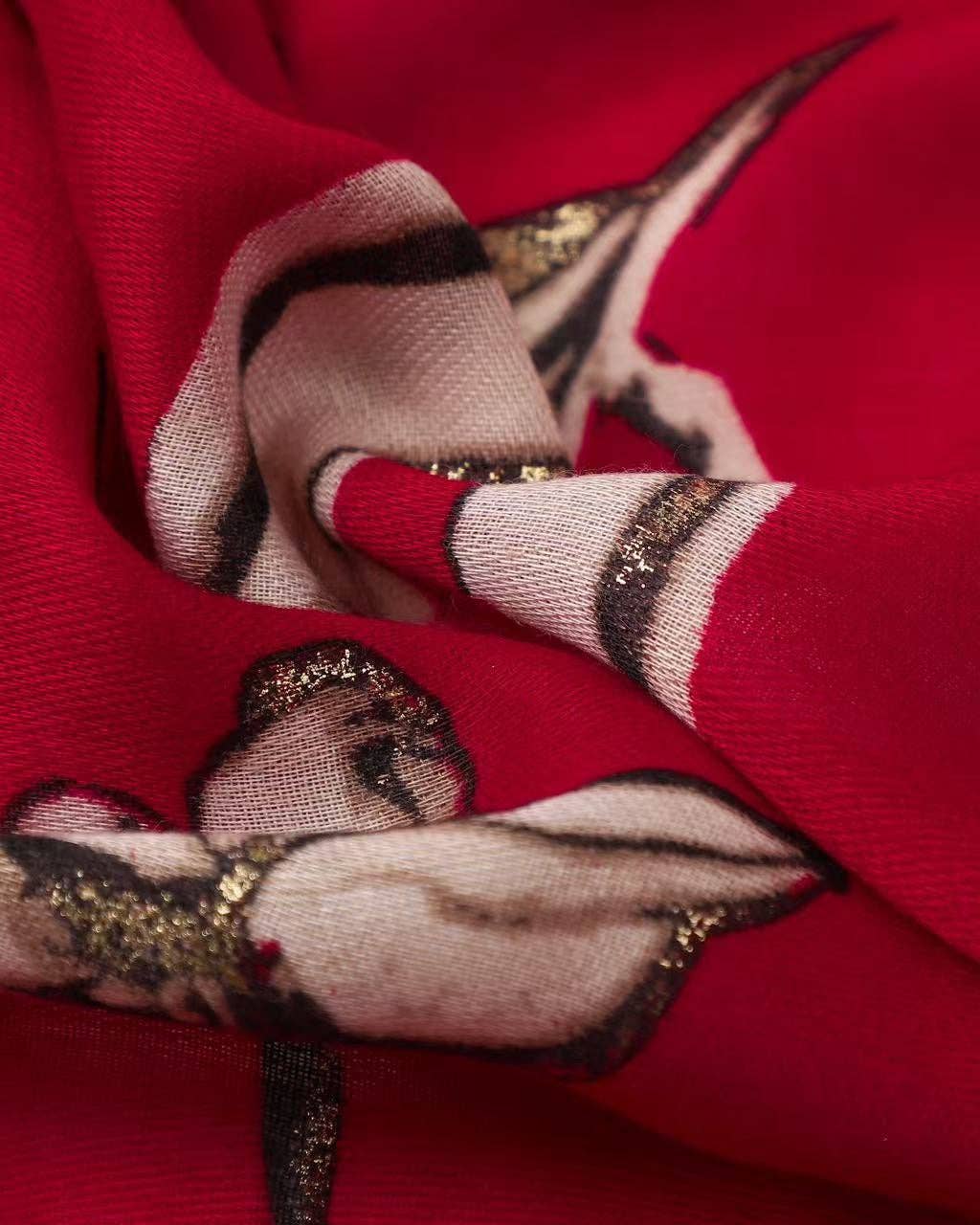 Tessa Tulip in Red Autumn/Winter Scarf