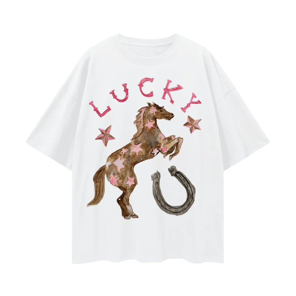 BACK IN STOCK! Lucky Oversized Tee