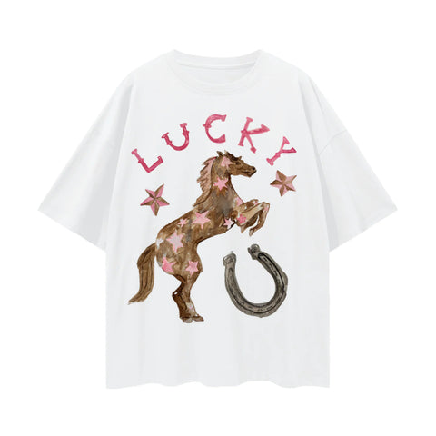 BACK IN STOCK! Lucky Oversized Tee