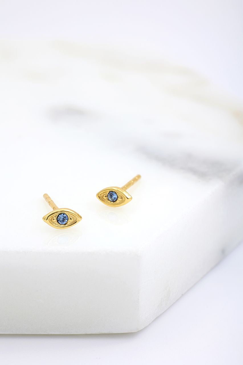 Grace Stud Earring - Sapphire