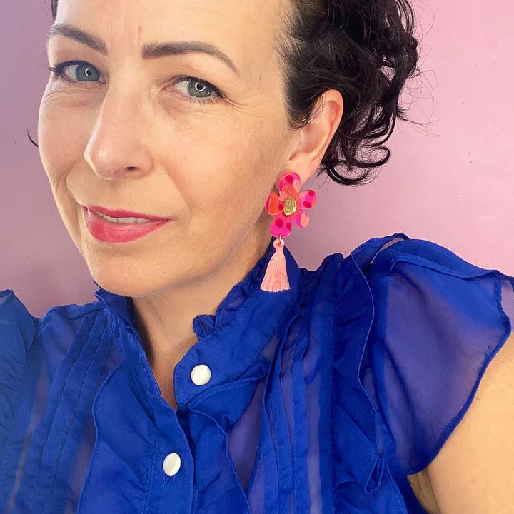 GRACE - Vibrant Pink and Orange