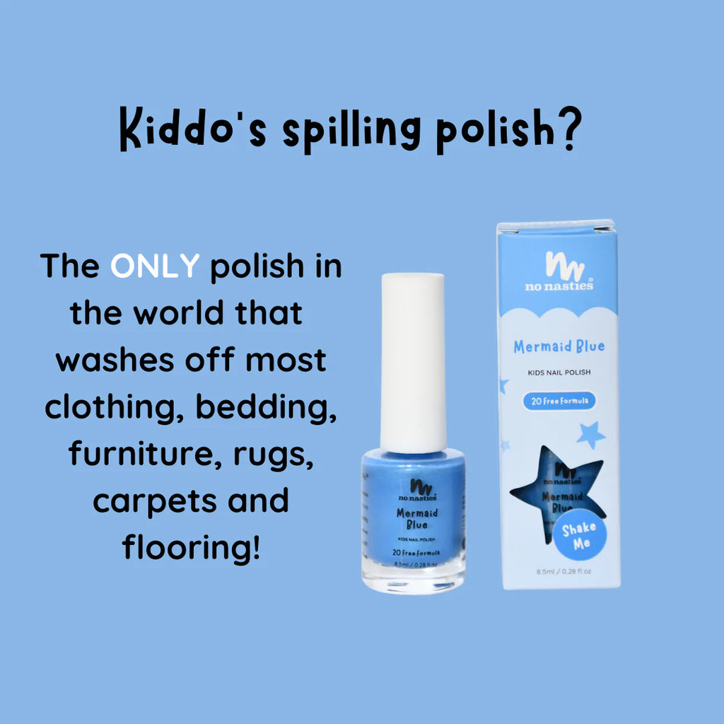 Kids Polish - Mermaid Blue - Peelable