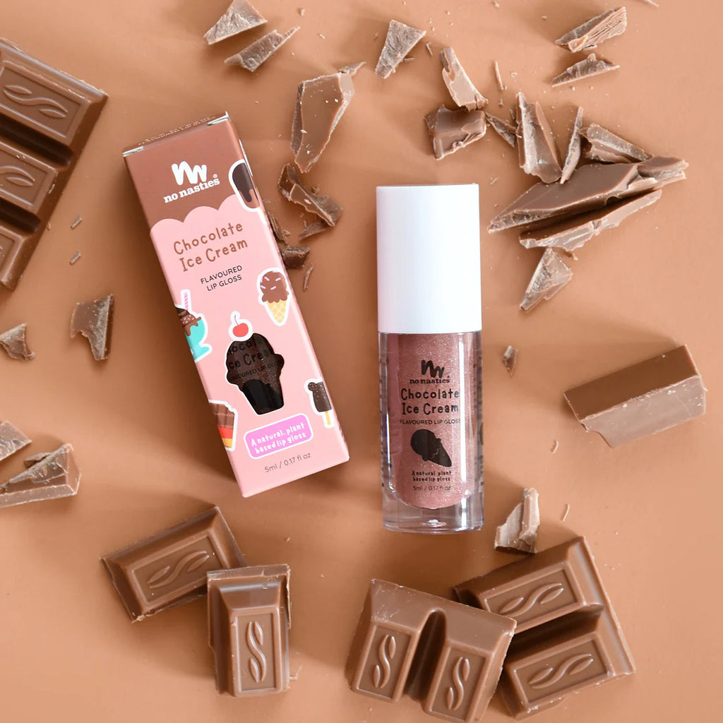 Natural Lip Gloss - Choc Ice Cream