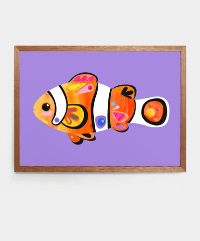 CLOWNFISH FINE ART PRINT