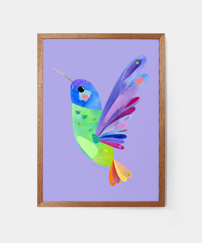 HUMMINGBIRD FINE ART PRINT