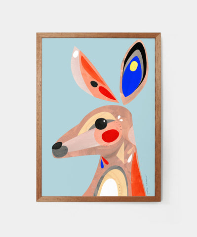 KANGAROO FINE ART PRINT