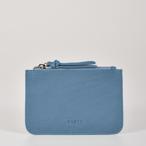 Gabee Village Soft Leather Purse - Powder Blue