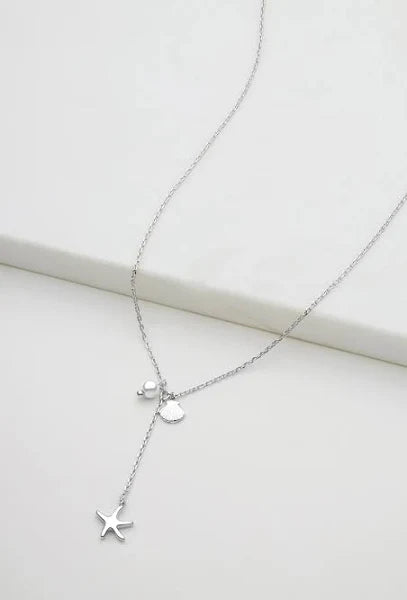 Ocean Mini Necklace - Silver