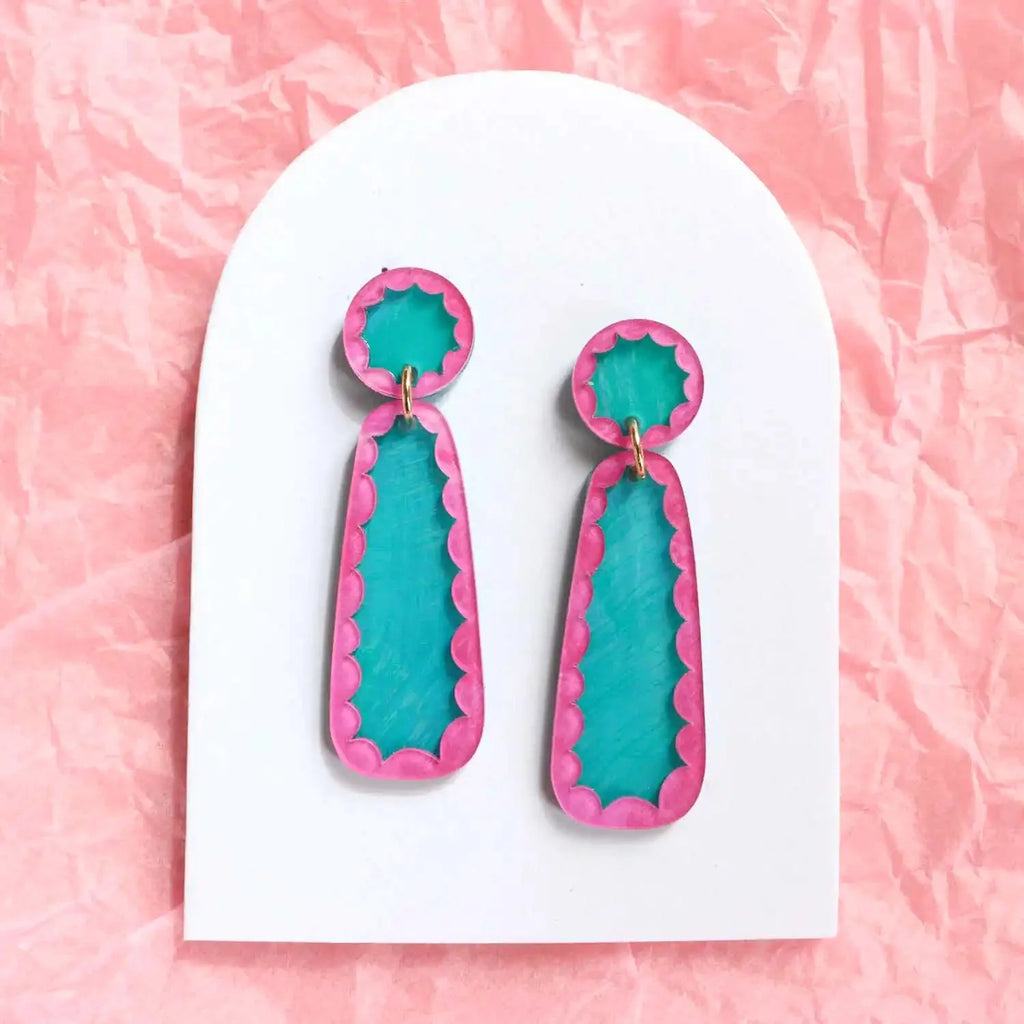Shout It - Aqua & Pink