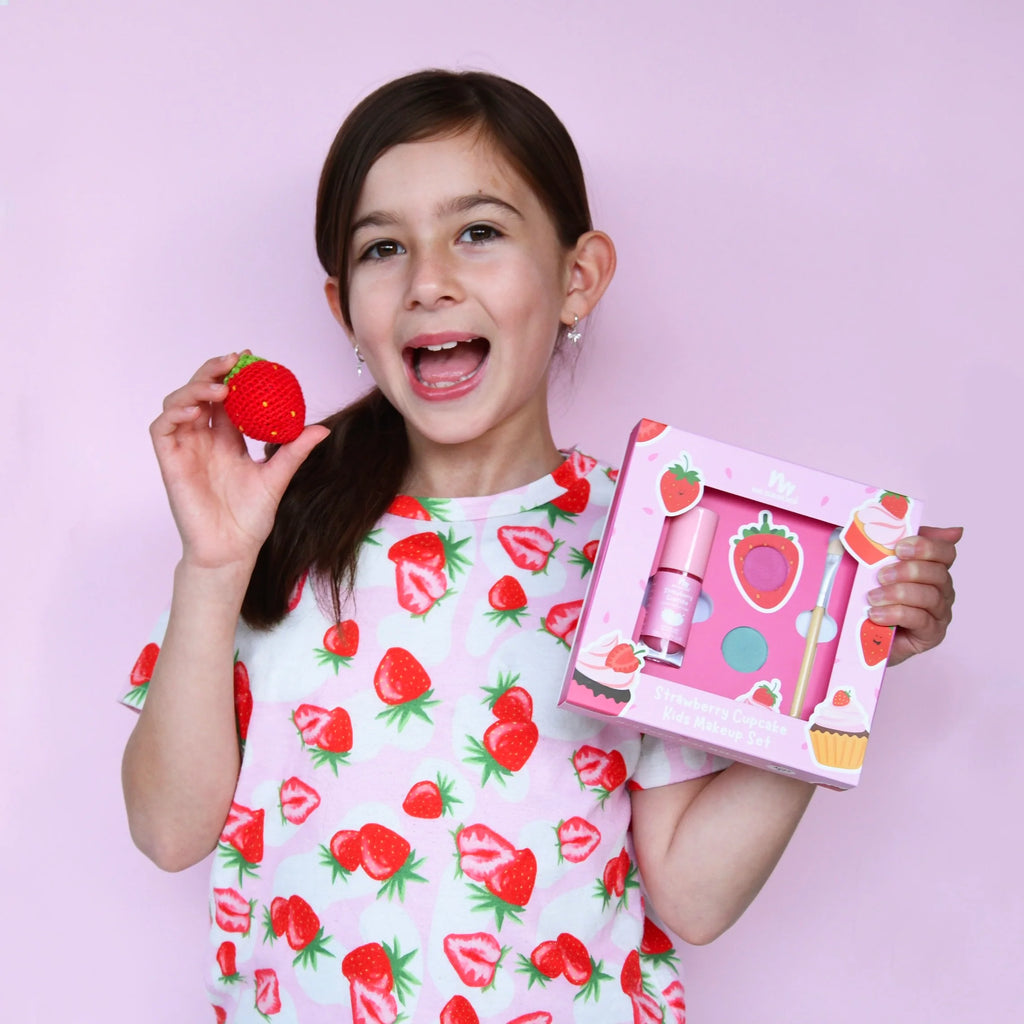 Natural Make up Kit -  Strawberry Cupcake