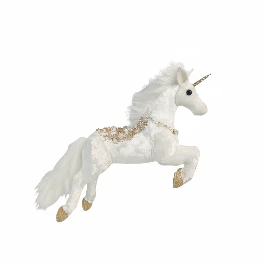 Glitter Velvet Flying Unicorn