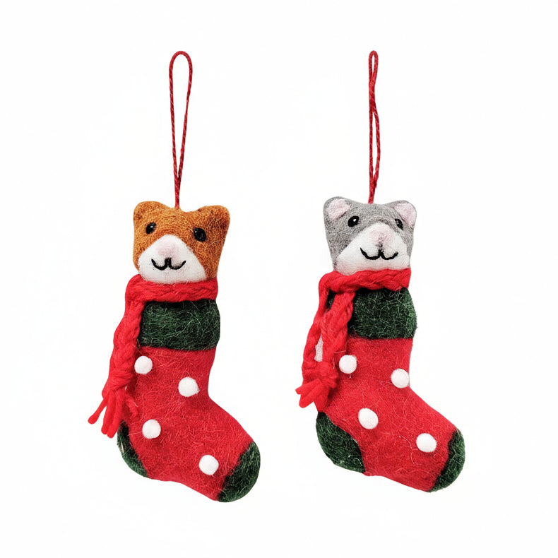 Cats in Xmas Stockings