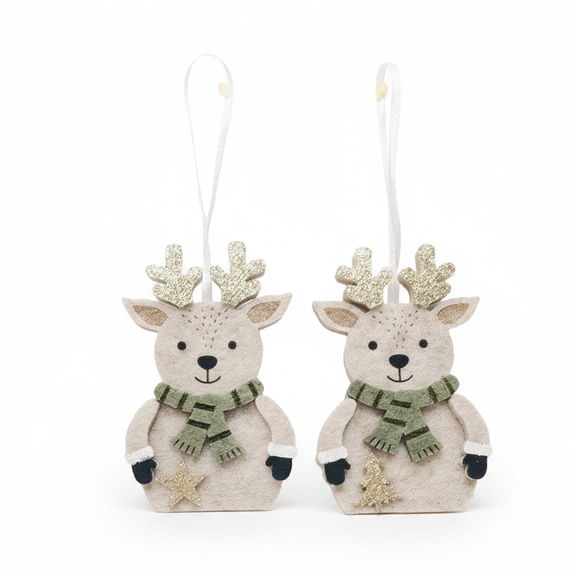 Felt Reindeer with Scarf