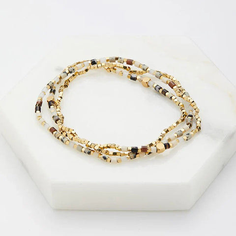 Ophelia Wrap Bracelet - Black