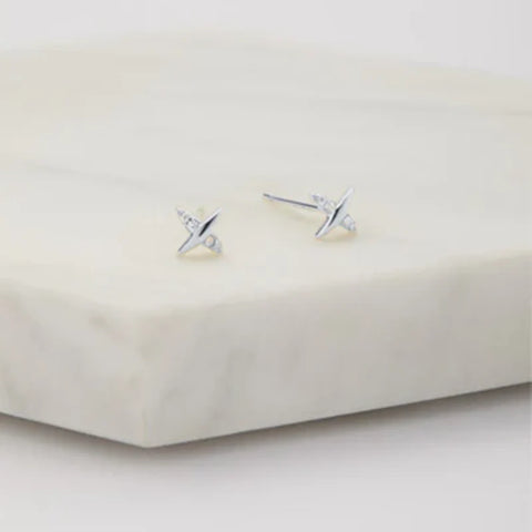 Olivia Stud Earring - Silver
