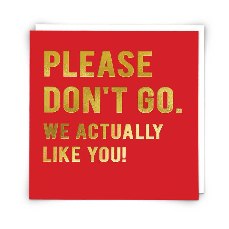 Please Don't Go