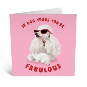 IN DOG YEARS YOU'RE FABULOUS card Central 23