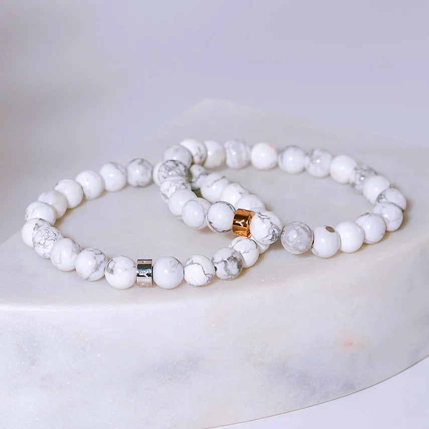 Howlite Crystal Bracelet