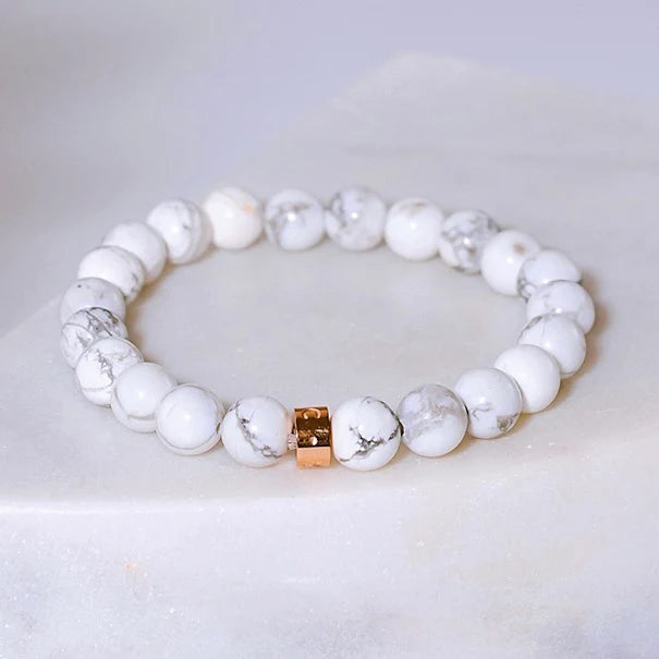 Howlite Crystal Bracelet