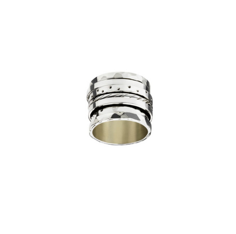 Sterling Silver Israeli Spinner Ring
