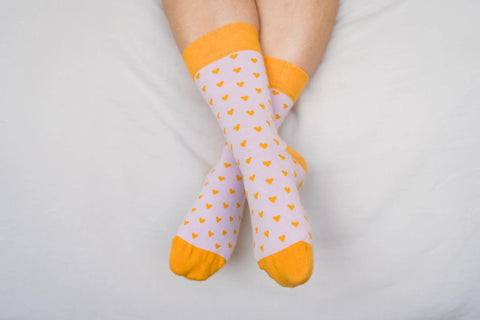 Joode - Yellow/Lilac Hearts