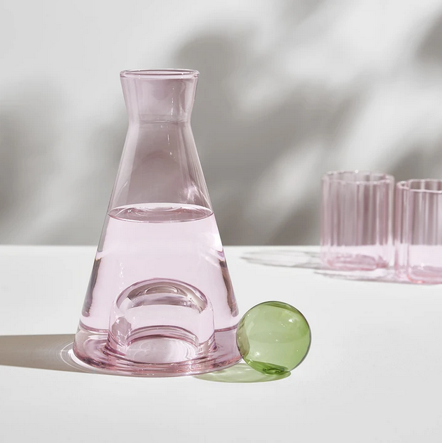 Fazeek Vice Versa Carafe - Pink + Green
