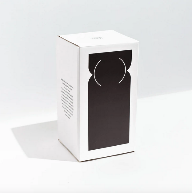 Fazeek Balance Vase - Clear + Blue