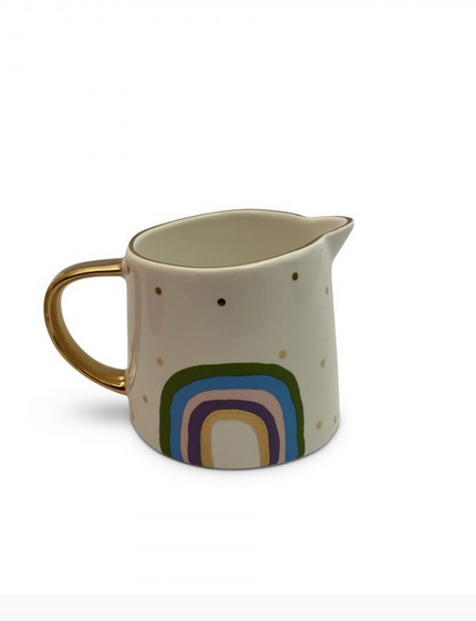 Carla Dinnage White mini Rainbow jug